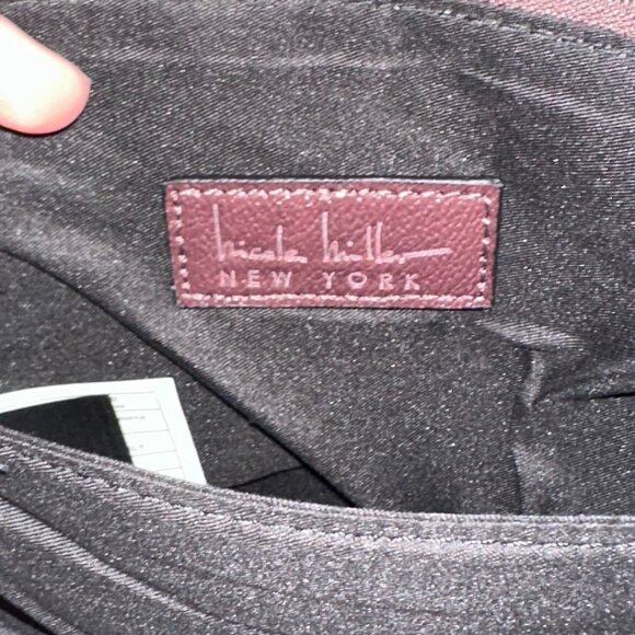 Nicole Miller New York Brown Monogram Crossbody Bag With Coin Purse NWT - Picture 6 of 7